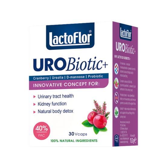 ЛАКТОФЛОР УроБиотик 30бр. капсули КЕНДИ | LACTOFLOR UroBiotic 30s caps KENDY