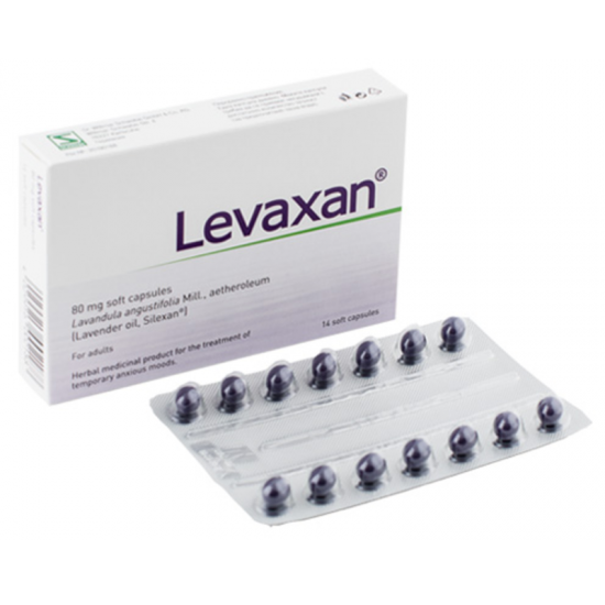 ЛЕВАКСАН 80мг капсули х14 или х28 НАТУРПРОДУКТ | LEVAXAN 80mg caps 14s or 28s NATURPRODUKT