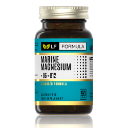 ЛФ ФОРМУЛА Морски магнезий + В6 + В12 капсули 90бр. ФОРТЕКС | LF FORMULA Marine magnesium + B6 + B12 caps 90s FORTEX