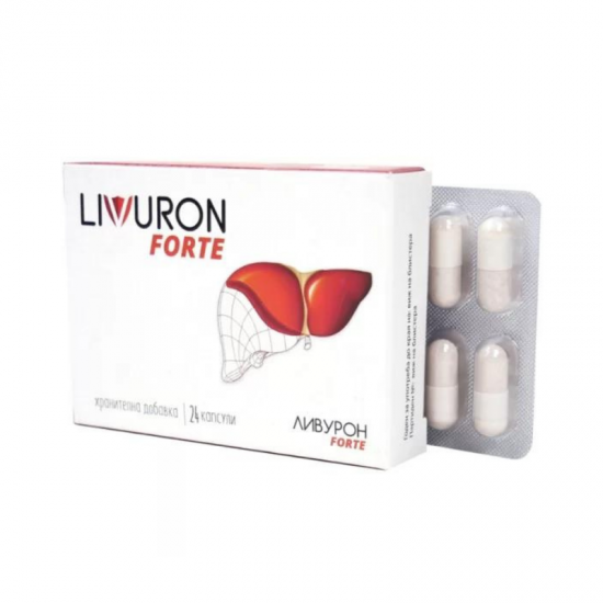 ЛИВУРОН ФОРТЕ капсули x 24бр НАТУРФАРМА | LIVURON FORTE caps x 24s NATURPHARMA