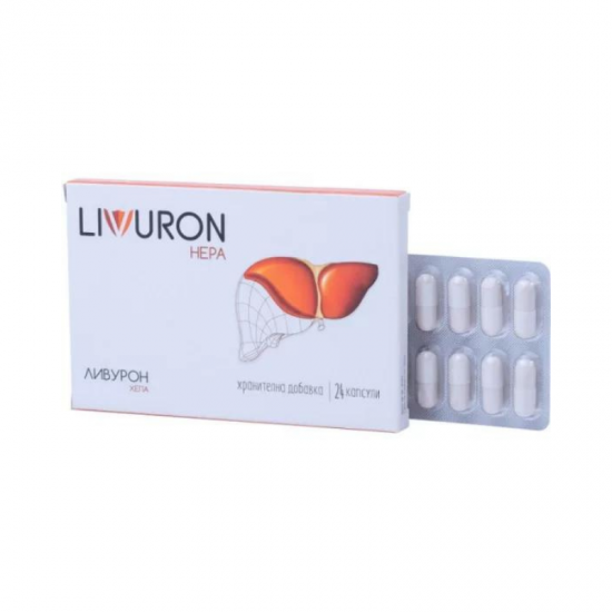 ЛИВУРОН ХЕПА капсули x 24бр НАТУРФАРМА | LIVURON HEPA caps x 24s NATURPHARMA