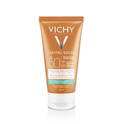 ВИШИ КАПИТАЛ СОЛЕЙЛ Слънцезащитен матиращ флуид за лице SPF50+ 50мл | VICHY CAPITAL SOLEIL Mattifying face fluid dry touch SPF50+ 50ml