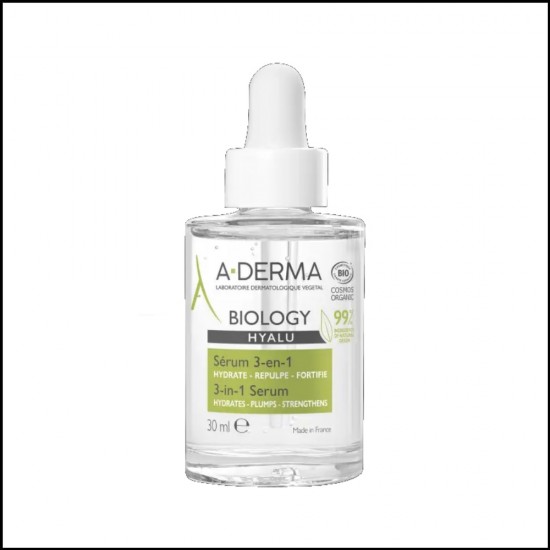 А-ДЕРМА БИОЛОДЖИ ХИАЛУ серум 3в1 30мл | A-DERMA BIOLOGY HYALU Serum 3in1 30ml