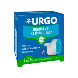 УРГО УРГОСИВАЛ Копринен лейкопласт (син) 5м x 2,5см | URGO Urgosival (blue) 5m x 2.5сm