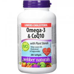 Формула против висок холестерол LOWERS CHOLESTEROL капсули 200бр УЕБЪР НАТУРАЛС | LOWERS CHOLESTEROL formula softgels 200s WEBBER NATURALS