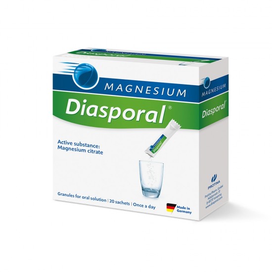 МАГНЕЗИЕВ ДИАСПОРАЛ 400мг. прах за перорален разтвор, сашета 20бр. | MAGNESIUM DIASPORAL 400mg powder for oral solution, sachets 20s