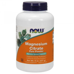 МАГНЕЗИЕВ ЦИТРАТ прах 227гр НАУ ФУУДС | MAGNESIUM CITRATE pwd 227g NOW FOODS