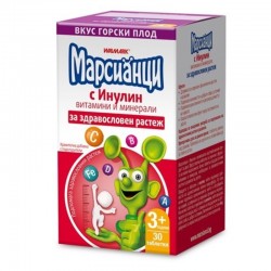 МАРСИАНЦИ с Инулин (горски плод) таблетки 30бр. ВАЛМАРК | MARTIANS with Inulin tabs 30s WALMARK