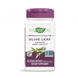 МАСЛИНА (ЛИСТ, ЕКСТРАКТ) 430мг 60бр. капсули НЕЙЧЪР'С УЕЙ | OLIVE (LEAF) 500mg 60s veg caps NATURE'S WAY