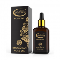 Масло за тяло с БЪЛГАРСКО РОЗОВО МАСЛО 50мл РИВАНА | Body oil with BULGARIAN ROSE OIL 50ml RIVANA