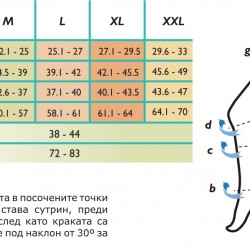 Компресионен чорап при разширени вени р-р 3/4 ПЪРВИ КЛАС МЕДИЛАСТ / Compression sock First Class 3/4s MEDILAST