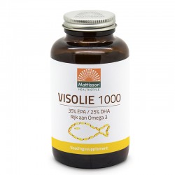 Омега 3 Рибено масло 1000 мг x 90 капсули МАТИСЪН ХЕЛТСТАЙЛ | Visolie 1000 x 90 caps MATTISSON HEALTHSTYLE