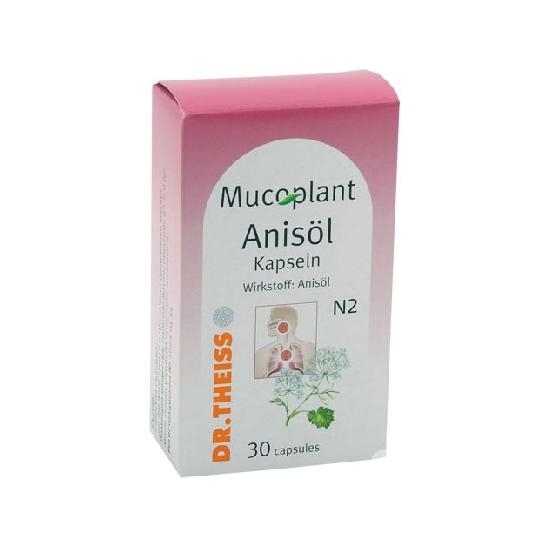 МУКОПЛАНТ АНИСОЛ 100мг. меки капсули 30бр. | MUCOPLANT ANISOL 100mg soft capsules 30s