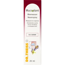 МУКОПЛАНТ Спрей за нос Морска вода и Салвия 20мл. ДР. ТАЙС | MUCOPLANT Nasal spray Sea water with Salvia 20ml DR. THEISS