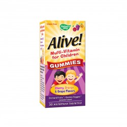АЛАЙВ Желирани мултивитамини за деца табл. 30бр. НЕЙЧЪР'С УЕЙ | ALIVE Children's multivitamins gummies tabs 30s NATURE'S WAY