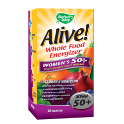АЛАЙВ Мултивитамини за жени 50+ 30бр. табл. НЕЙЧЪР'С УЕЙ | ALIVE Women's 50+ multivitamins 30s NATURE'S WAY