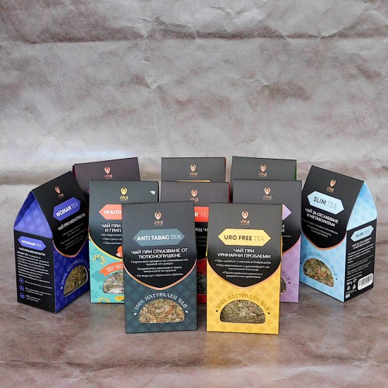 АЛФА ТИЙ билков чай при проблеми с простатата 100гр ВИТАЛ КОНЦЕПТ | ALPHA TEA 100g VITAL CONCEPT