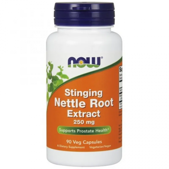 ЕКСТРАКТ ОТ КОРЕН НА КОПРИВА 250мг капсули 90 бр. НАУ ФУУДС | NETTLE ROOT EXTRACT 250mg caps 90s NOW FOODS