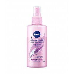 НИВЕА ХЕЪРМИЛК Заглаждащ спрей за блясък, за изтощена коса 150мл | NIVEA HAIRMILK Smoothing mist for natural shine, dull and tired hair 150ml