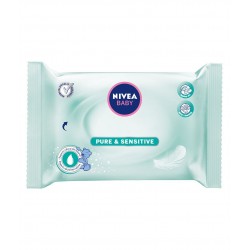 Мокри кърпи 63бр БЕБЕ ПЮР & СЕНЗИТИВ НИВЕА | Wet wipes 63s BABY PURE & SENSITIVE NIVEA