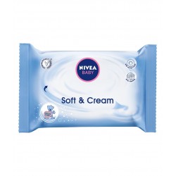 Мокри кърпи 20бр БЕБЕ СОФТ & КРЕМ НИВЕА | Wet wipes 20s BABY SOFT & CREAM NIVEA