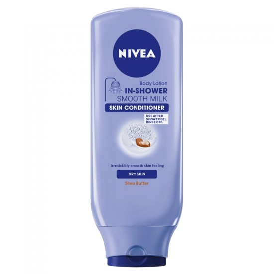 НИВЕА ПОД ДУША СМУУТ МИЛК Лосион за тяло за суха кожа 250мл | NIVEA IN-SHOWER SMOOTH MILK Body lotion, skin conditioner for dry skin 250ml