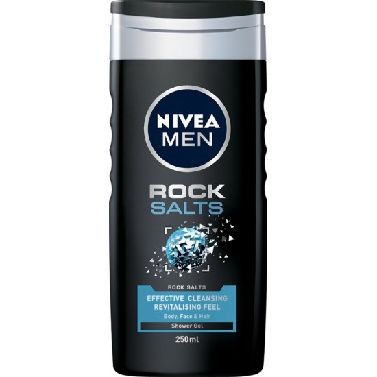 НИВЕА МЕН РОК САЛТС Душ гел 250мл | NIVEA MEN ROCK SALTS Shower gel 250ml
