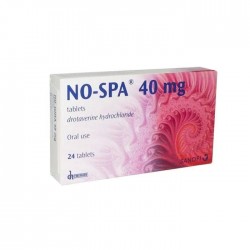 НО-ШПА 40мг. таблетки 20бр. | NO-SPA 40mg tablets 20s