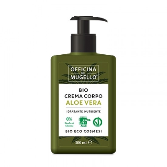ОФИЦИНА ДЕЛ МУДЖЕЛО БИО Крем за тяло с Алое вера 300мл | OFFICINA DEL MUGELLO BIO Body cream with Aloe vera 300ml