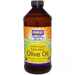 ЗЕХТИН ОРГАНИК ЕКСТРА ВЪРДЖИН масло 475мл НАУ ФУУДС | OLIVE OIL ORGANIC EXTRA VIRGIN oil 475ml NOW FOODS