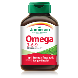 ОМЕГА 3-6-9 БИОКОМПЛЕКС софтгел капсули 80бр ДЖЕЙМИСЪН | OMEGA 3-6-9 BIOCOMPLEX softgel caps 80s JAMIESON