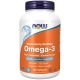 ОМЕГА 3 1000мг стомашно-устойчиви капсули 180 бр НАУ ФУУДС | OMEGA 3 1000mg Enteric coated softgels 180s NOW FOODS