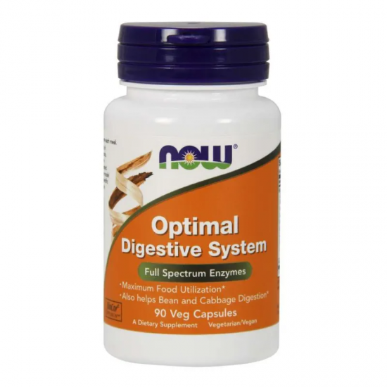 ОПТИМАЛНА ХРАНОСМИЛАТЕЛНА СИСТЕМА капсули 90 бр. НАУ ФУУДС | OPTIMAL DIGESTIVE SYSTEM caps 90s NOW FOODS