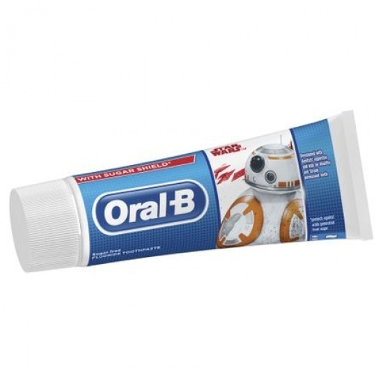 ОРАЛ-Б Паста за зъби 6+ МЕЖДУЗВЕЗДНИ ВОЙНИ 75мл. | ORAL-B Toothpaste 6+ STAR WARS 75ml