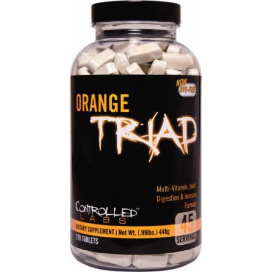 ПОРТОКАЛОВА ТРИАДА таб. 270бр. КОНТРОЛД ЛАБС | ORANGE TRIAD tabs. 270s CONTROLLED LABS