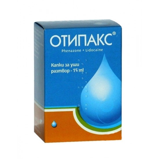 ОТИПАКС капки за уши, разтвор 15мл. | OTIPAX ear drops, solution 15ml
