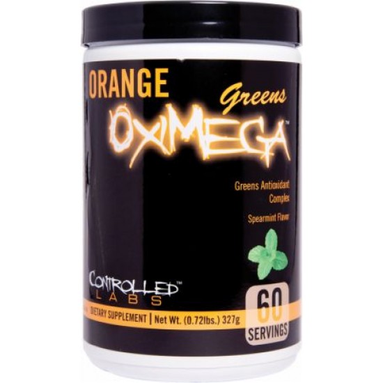 ОРИНДЖ ОКСИМЕГА ЗЕЛЕНИ ХРАНИ прах 320гр. КОНТРОЛД ЛАБС | ORANGE OXIMEGA GREENS pwd 320g CONTROLLED LABS