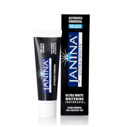 Паста за зъби избелваща с активен въглен ЖАНИНА УЛТРА УАЙТ х 75мл | Whitening toothpaste with activated charcoal JANINA ULTRA WHITE x 75ml