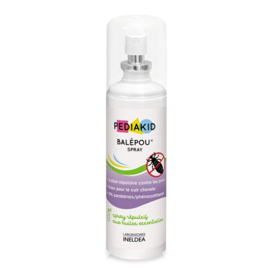 ПЕДИАКИД Спрей лосион против въшки и гниди 100мл | PEDIAKID BALEPOU Anti-lice spray lotion 100ml