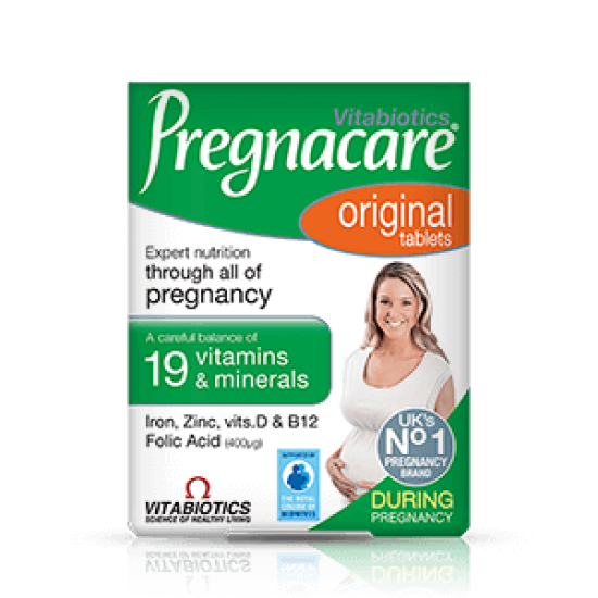 ПРЕГНАКЕЪР ОРИГИНАЛ за бременни и кърмещи жени 30 таблeтки | PREGNACARE ORIGINAL 30tabs