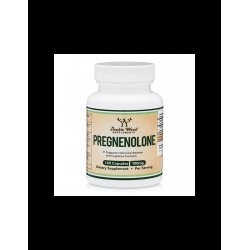 ПРЕГНЕНОЛОН капсули x 120 бр Дабъл Ууд | PREGNENOLONE caps x 120 s Double Wood