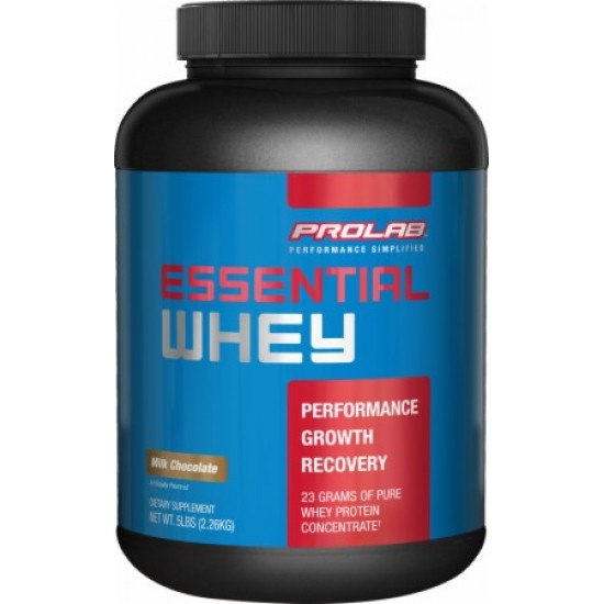 ЕСЕНЦИАЛЕН СУРОВАТЪЧЕН ПРОТЕИН прах 2260гр. ПРОЛАБ | ESSENTIAL WHEY pwd 5lbs PROLAB
