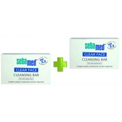 СЕБАМЕД ПРОМО КЛИЪР ФЕЙС Анти акне миещо блокче 100гр. 1+1 | SEBAMED PROMO CLEAR FACE Cleansing bar for impure and acne-prone skin 100g 1+1