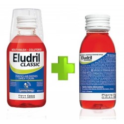 ЕЛУДРИЛ Вода за уста КЛАСИК 200мл + 90мл ПРОМО КОМПЕКТ | ELUDRIL Mouthwash CLASSIC 200ml + 90ml PROMO SET