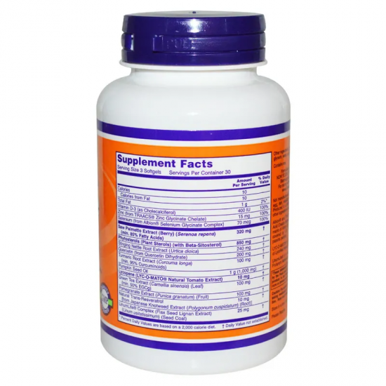 ПРОСТАТ ХЕЛТ меки капсули 90 бр. НАУ ФУУДС | PROSTATE HEALTH softgels 90s NOW FOODS