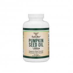 Maсло от тиквени семена софтгел капсули x 180 бр Дабъл Ууд | Pumpkin Seed Oil soft caps x 180 s Double Wood