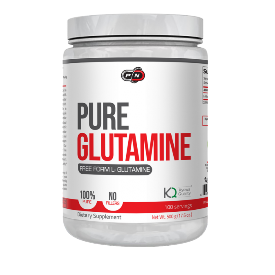 100% ЧИСТ ГЛУТАМИН прах 500гр ПЮР НУТРИШЪН | 100% PURE GLUTAMINE pwd 500g PURE NUTRITION