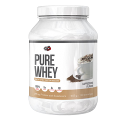 ПЮР УЕЙ СУРОВАТЪЧЕН ПРОТЕИН - КАПУЧИНО прах 908гр ПЮР НУТРИШЪН | PURE WHEY - CAPPUCCINO pwd 908g PURE NUTRITION 
