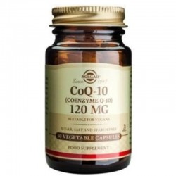 КОЕНЗИМ Q-10 120мг растителни капсули 30бр. СОЛГАР | COENZYME Q-10 120mg veg.caps 30s SOLGAR