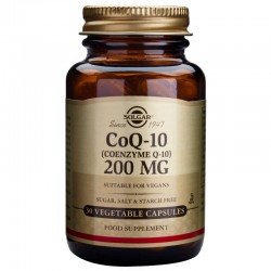 КОЕНЗИМ Q-10 200мг растителни капсули 30бр. СОЛГАР | COENZYME Q-10 200mg veg.caps 30s SOLGAR